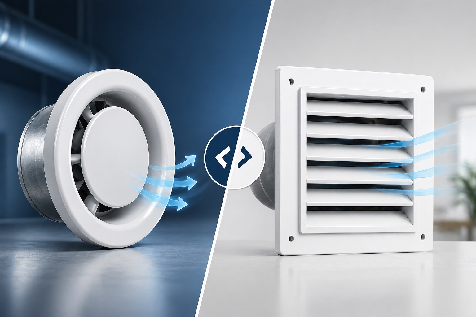 Diferencias entre válvula y rejilla de un extractor