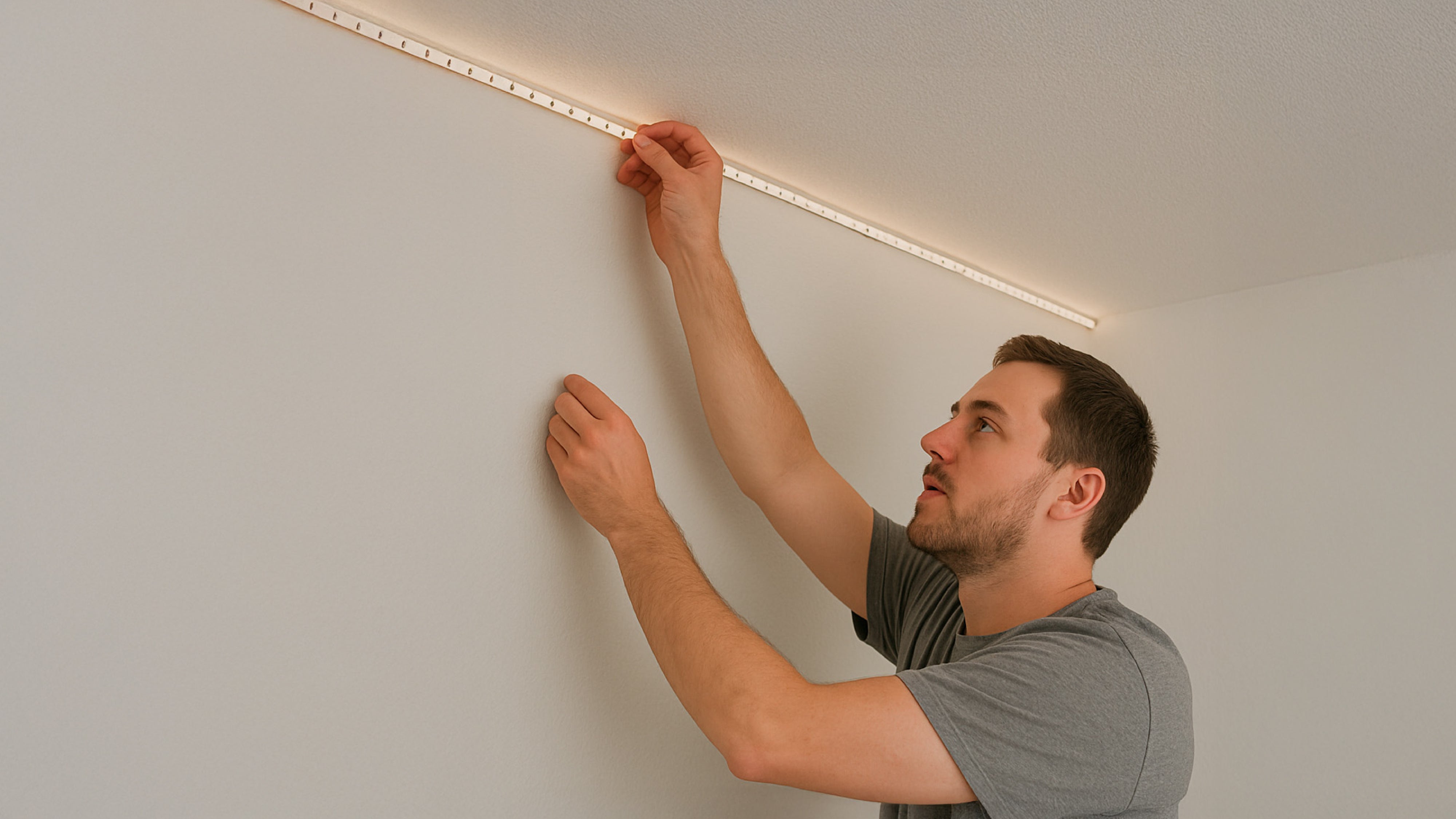 💡 Cómo poner luces LED en el techo