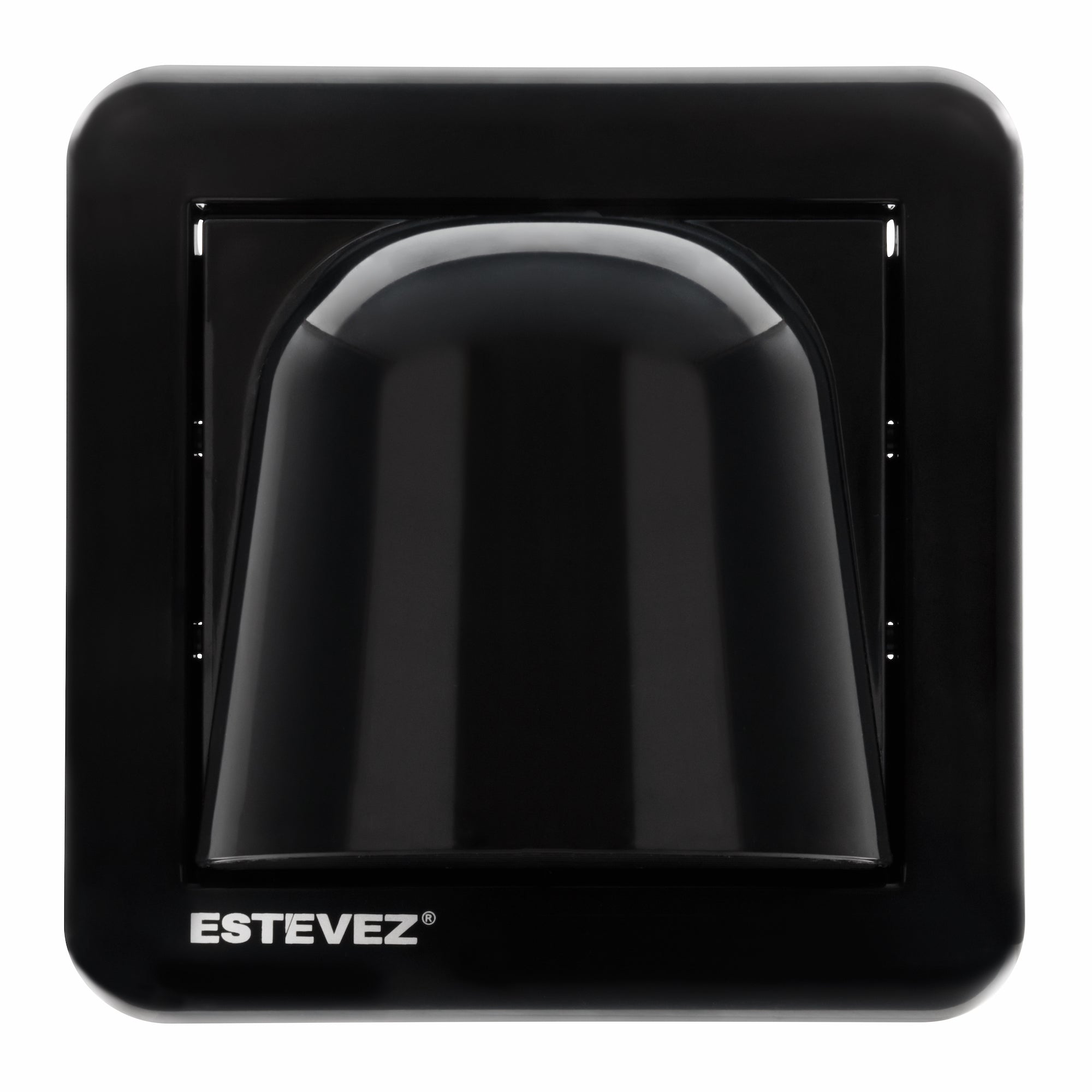 Estevez Rejilla Plástica para Desfogue 90° de 4" - Modelo 007-4 - Ventilación Exterior - Luzdeco
