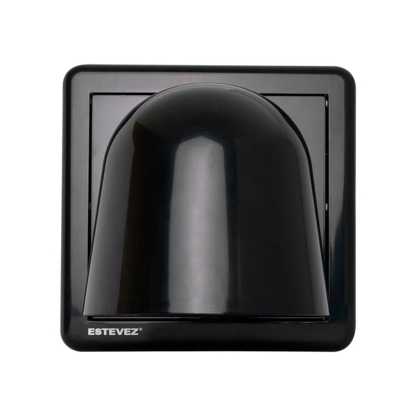 Estevez Rejilla Plástica para Desfogue 90° de 6" - Modelo 007-6 - Ventilación Exterior - Luzdeco