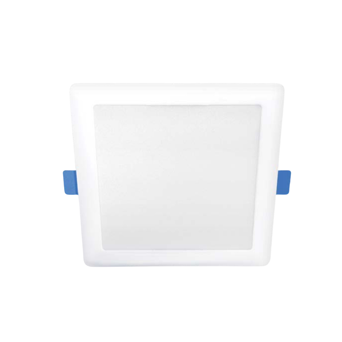 Estevez Pack de 12 Luminarias LED 6W para Empotrar en Techo, Modelo Flat Plastik Square 39312-0