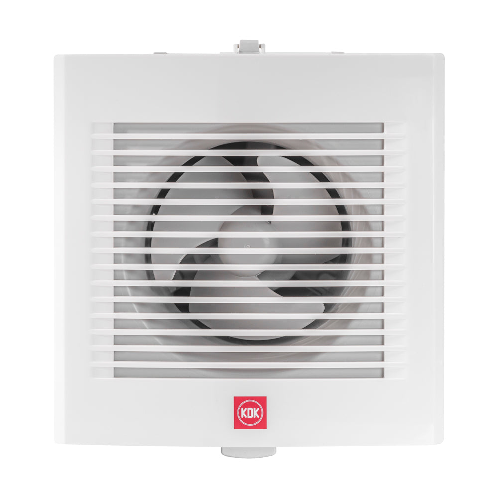 KDK Extractor de Aire Ultra Silencioso 6" (Modelo 15EGSB) - Ventilador de Pared de Bajo Ruido- Luzdeco