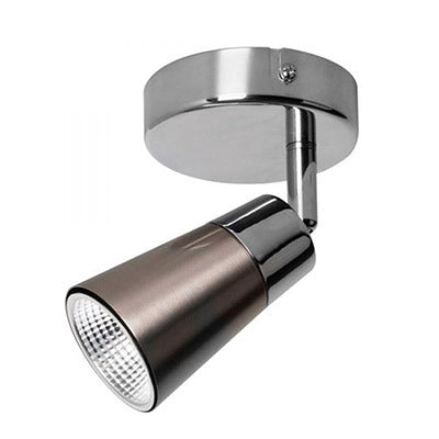 Estevez Proyector en Riel 5W LED Luz Cálida, Modelo EDE-0194-CRO