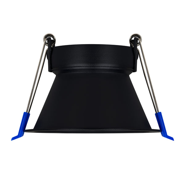 Estevez Luminaria Empotrable Domus Fija Negra GU10 GX5.3 Ø90 mm, Modelo 19117-2
