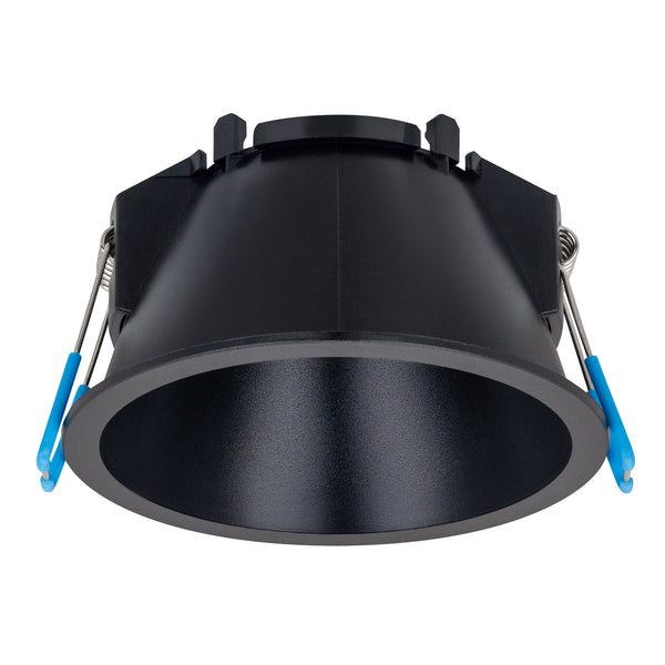 Estevez Luminaria Empotrable Domus Negra GU10 GX5.3 Ø93 mm, Modelo 19120-2