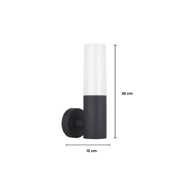 Estevez Lámpara LED de 3W, Luz Cálida 3000K, para Exterior Sobreponer Pared, Modelo 19224
