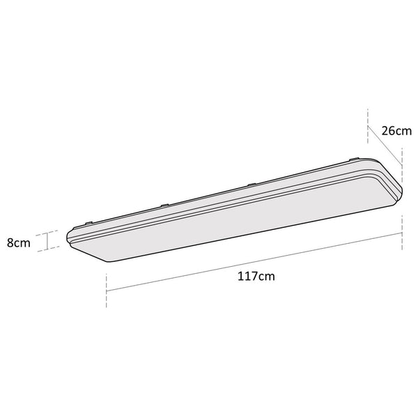 Estevez Luminario PUFF LED 50W para Techo con Selector de Temperatura 3000K/4000K/6500K Modelo 19246-CCT