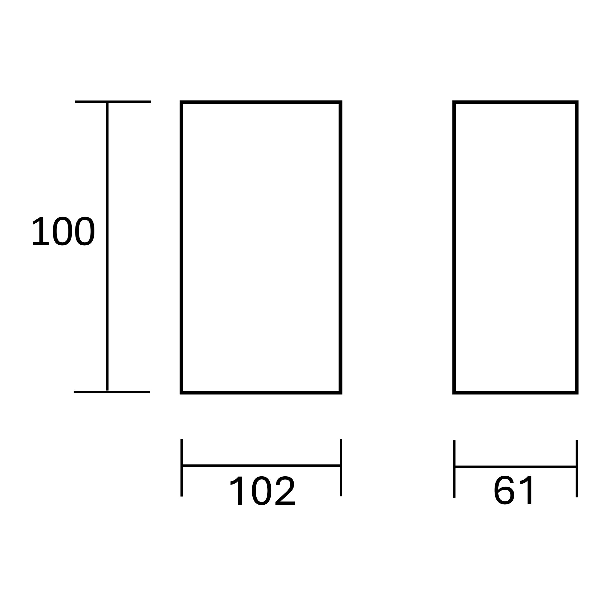 Estevez Luminaria De Muro Led Obelisk 15W 4000K Negro Exterior, Modelo 19283-2