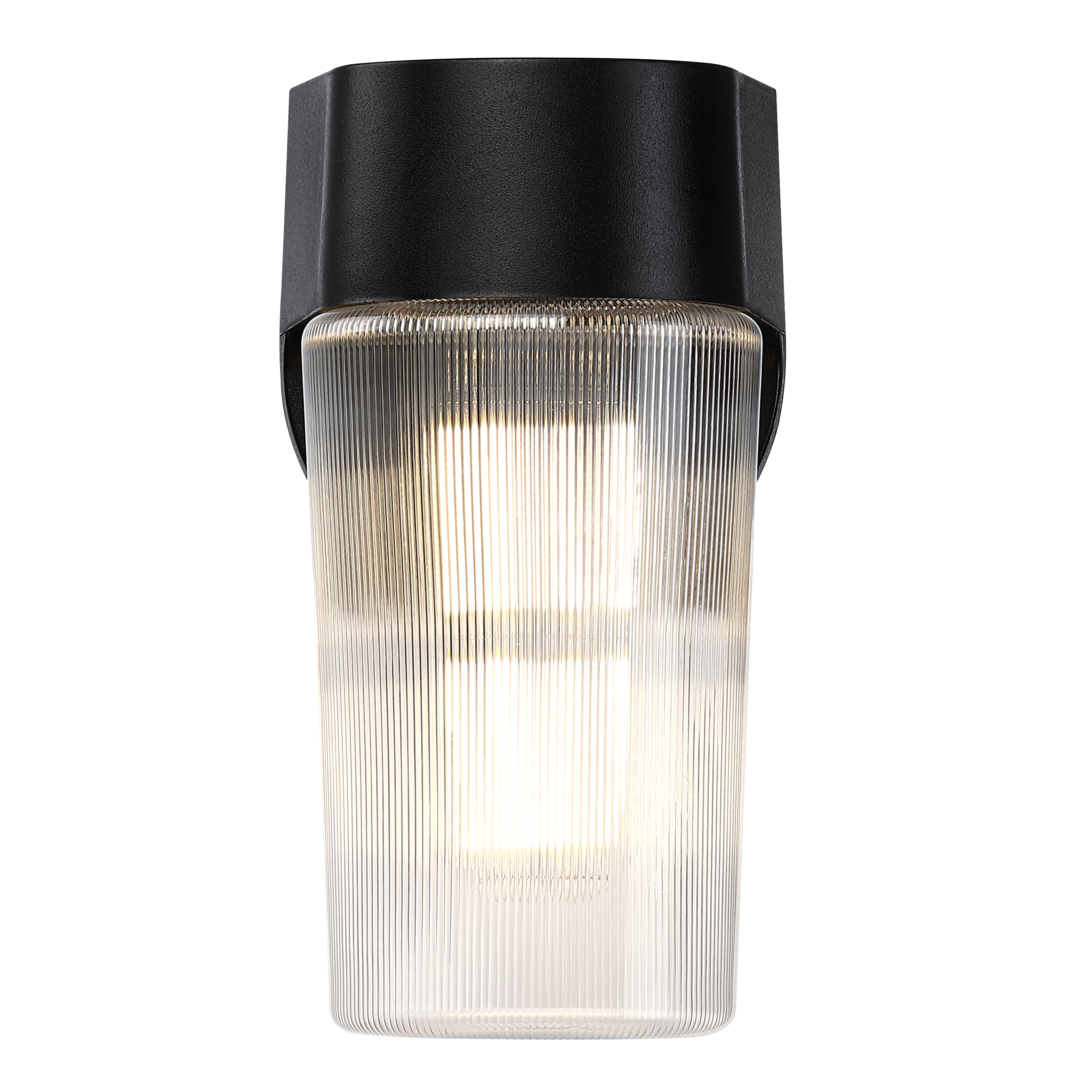 Estevez Luminario de Muro CUP Negro para Exterior con Portalámparas E26 IP44, Modelo 19285-2