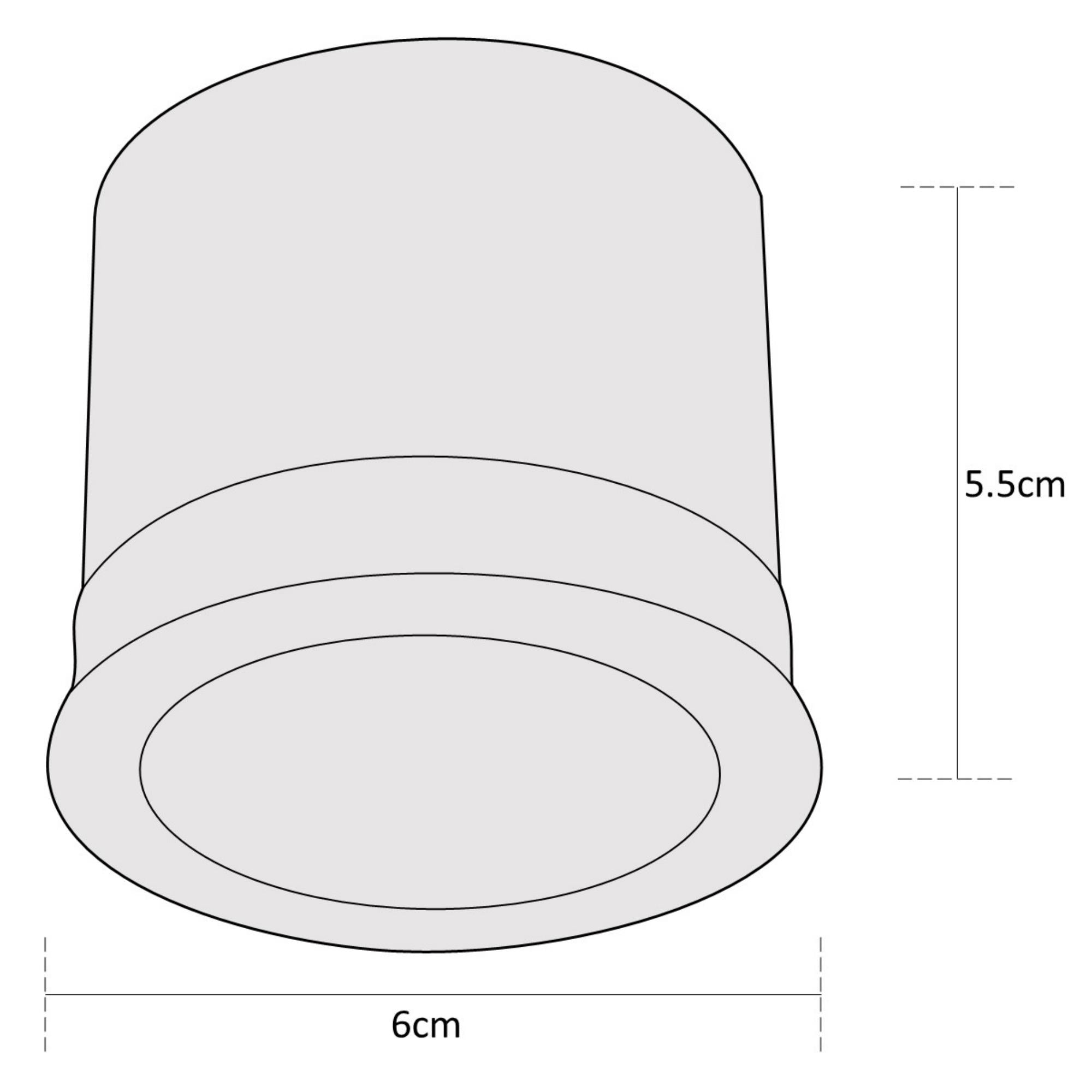 Estevez Módulo LED Empotrable 6W Ø58mm MIX, Modelo 19320-0