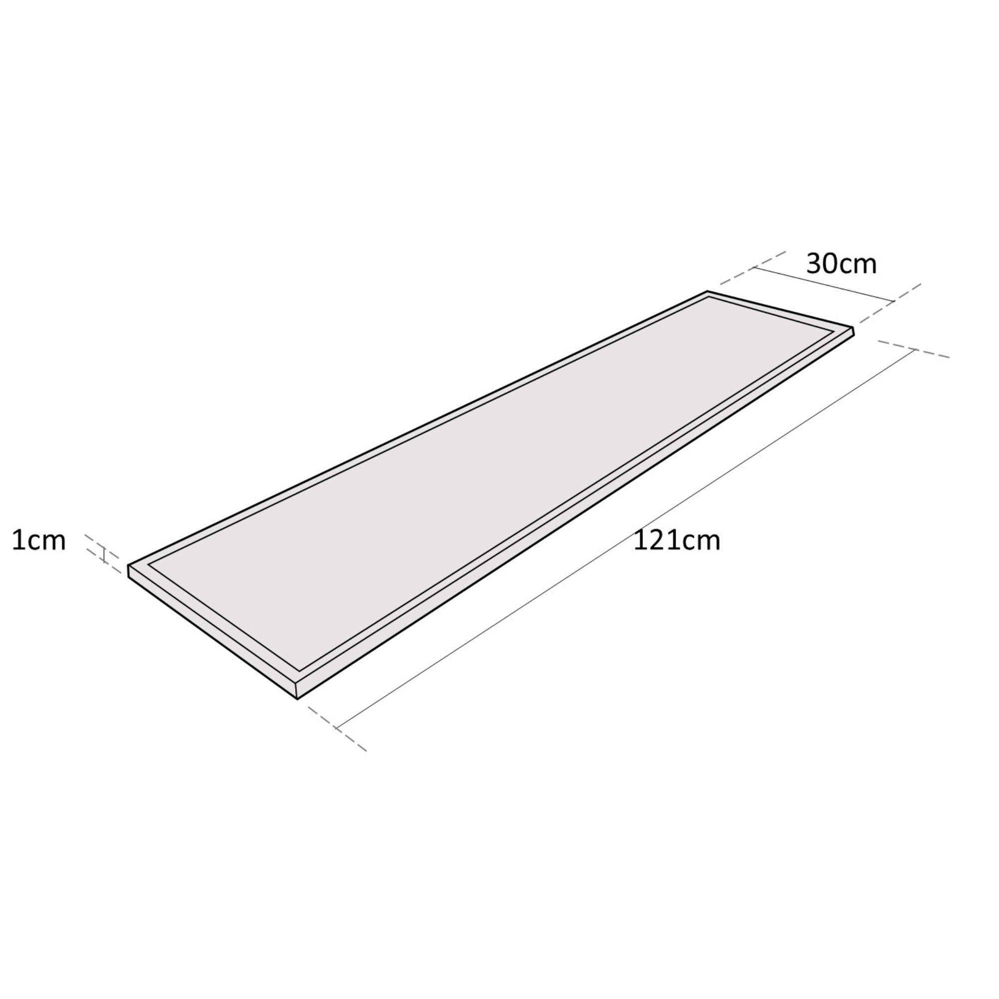 Estevez Panel LED CCT 305×1205 mm Empotrable/Suspendido 36W Selector de Temperatura IP20, Modelo 19466-0-CCT