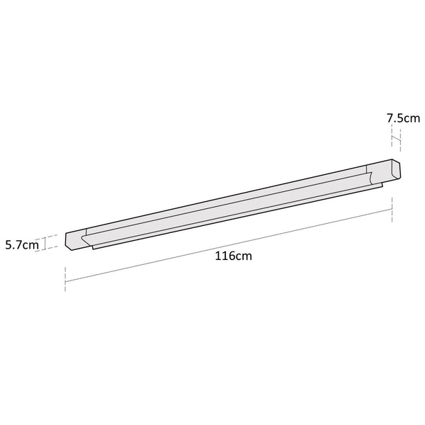 Estevez Luminaria LED Lineal Shoplight CCT 36W 118 cm, Modelo 19550-CCT