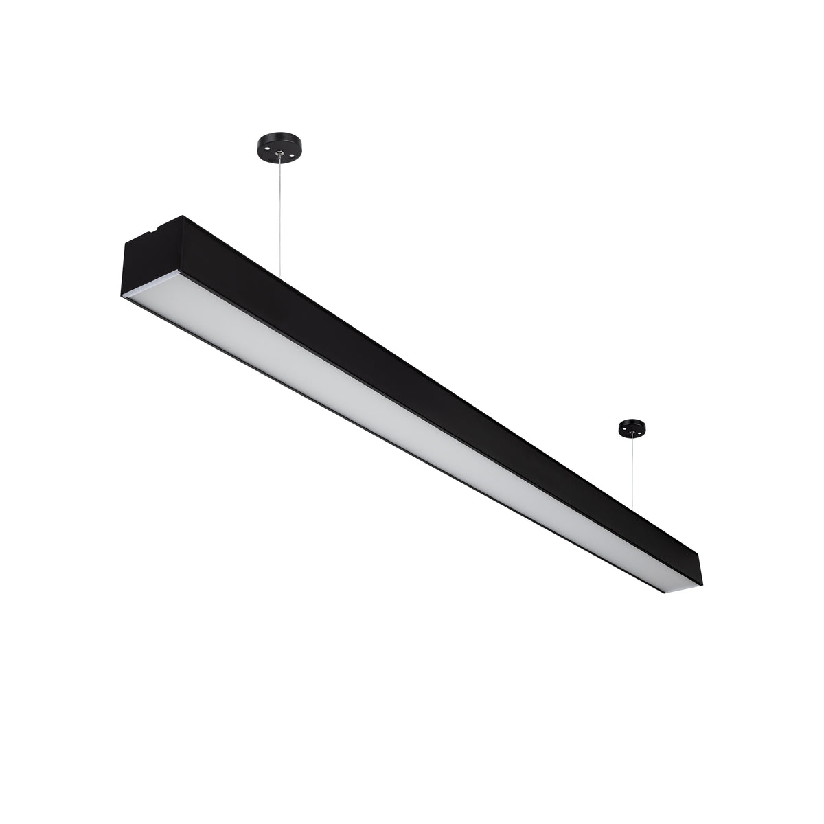 Estevez Luminaria LED Straight ECO 36W 1180x55mm Blanco/Negro 4200K Modelo 19613-0-NW-ECO