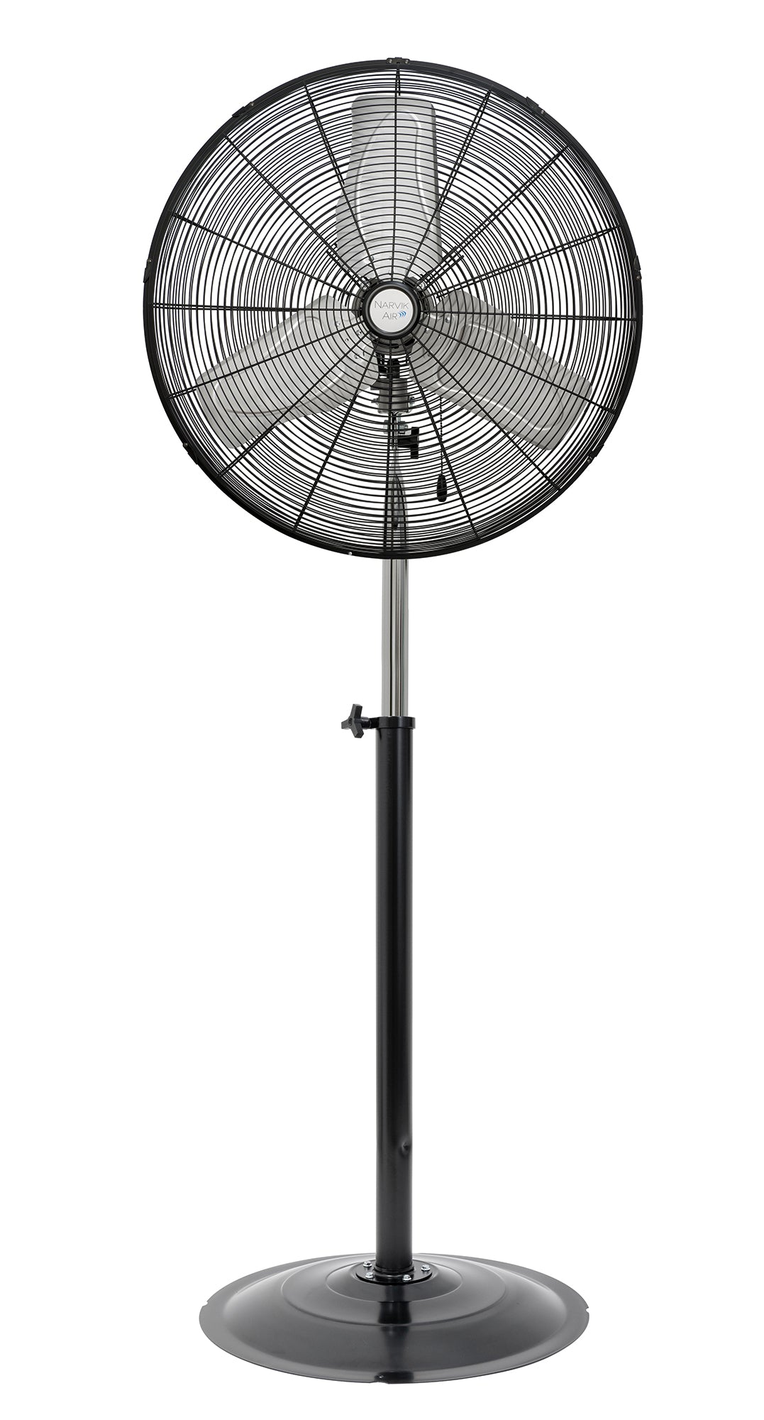 Narvik Ventilador de 24" Industrial de Pedestal 235W con Aspas de Aluminio, Modelo NA1024 / NA-S24