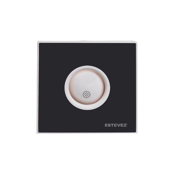 Estevez Extractor de Aire 4" para Muro/Pared - Modelo 2204-NG_Negro, Bajo Ruido (42dB), 59 CFM, 15W