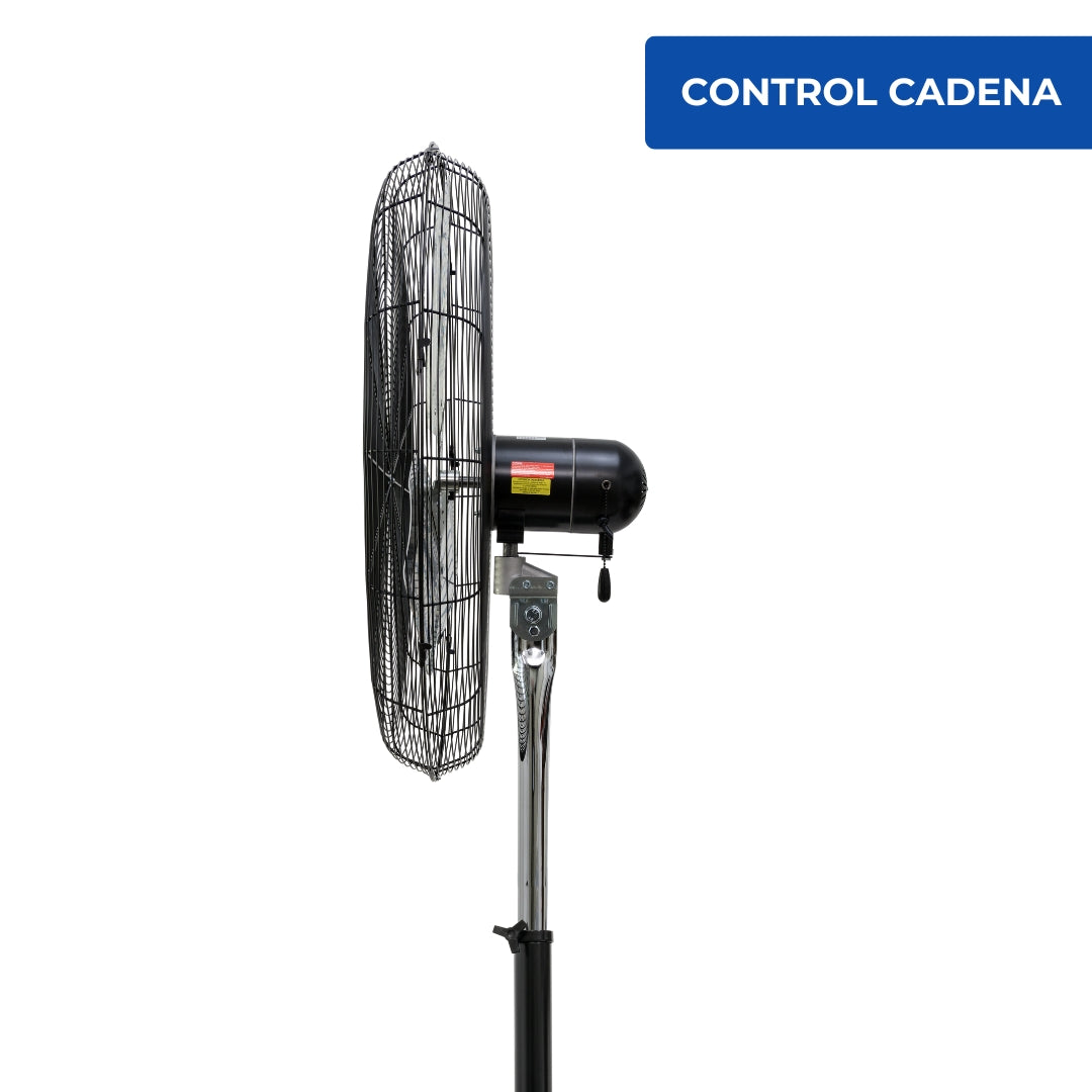 Narvik Ventilador de 30" Industrial Pedestal de 230W con Aspas de Aluminio, Modelo NA1030 / NA-S30