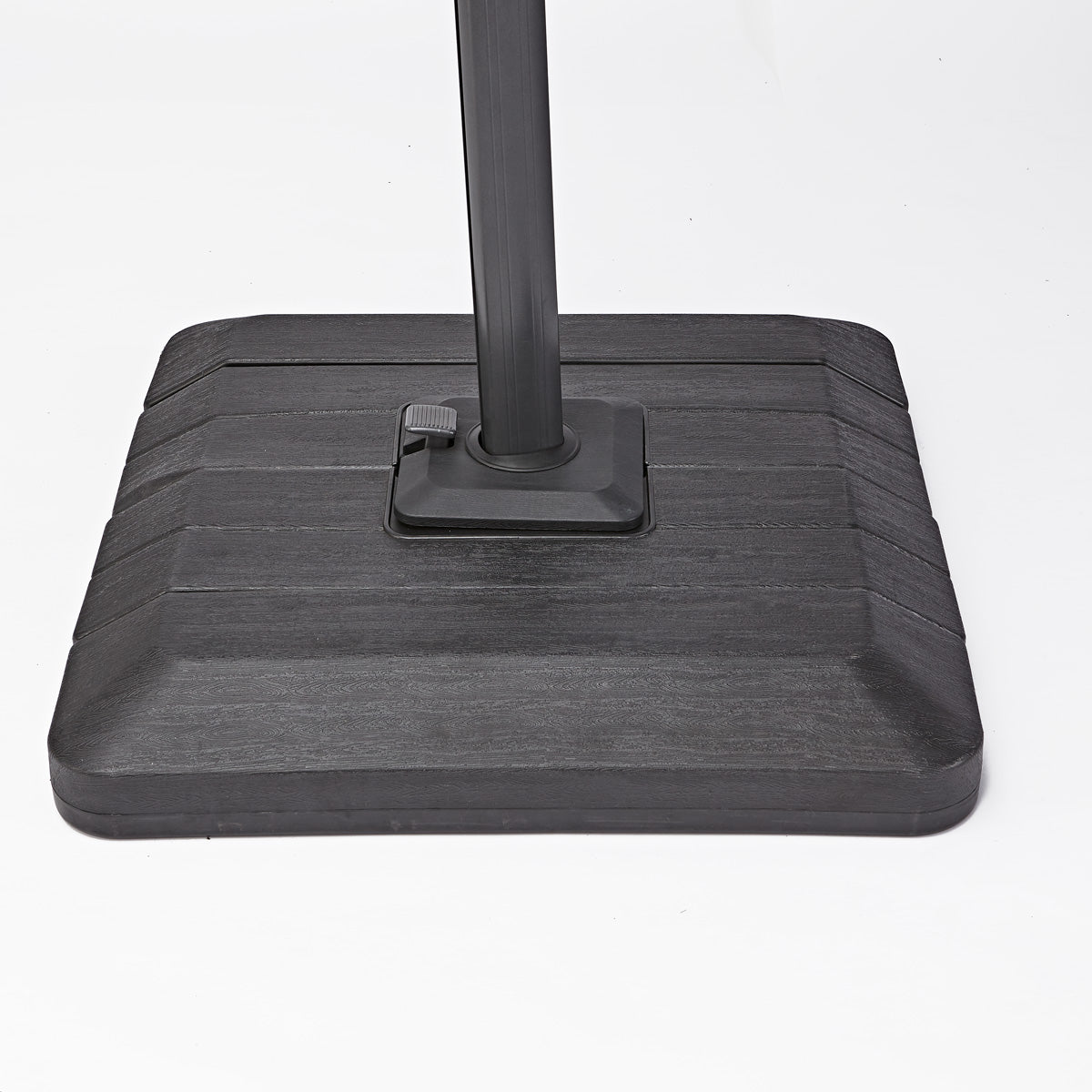 Naterial Sombrilla con Luz LED Solar 280x390 cm para Jardín con Brazo Lateral, Modelo Sonora II