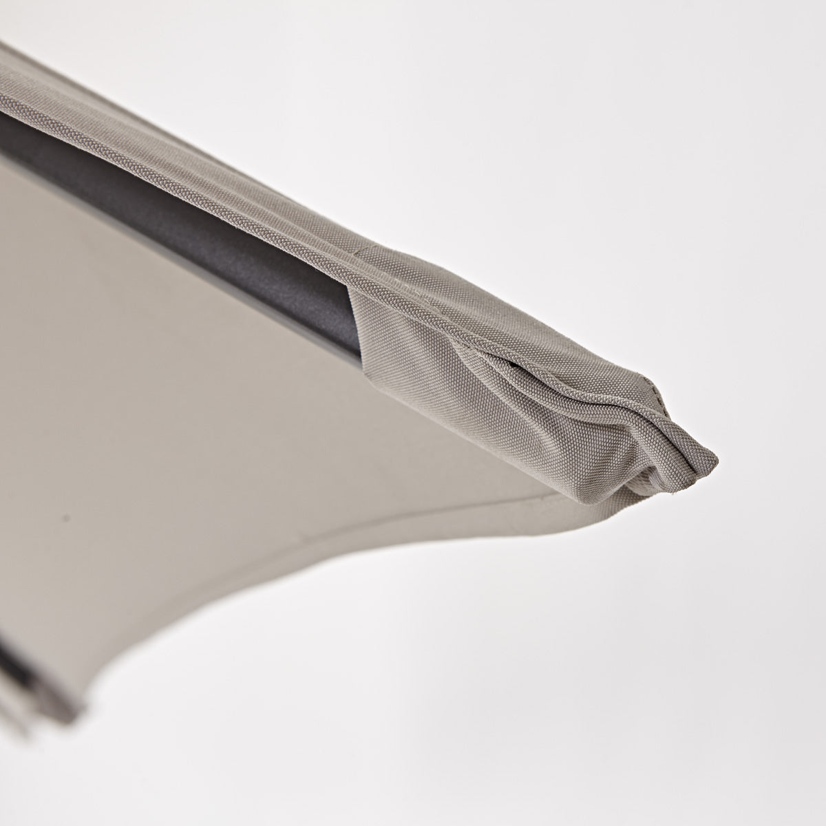 Naterial Sombrilla con Luz LED Solar 280x390 cm para Jardín con Brazo Lateral, Modelo Sonora II