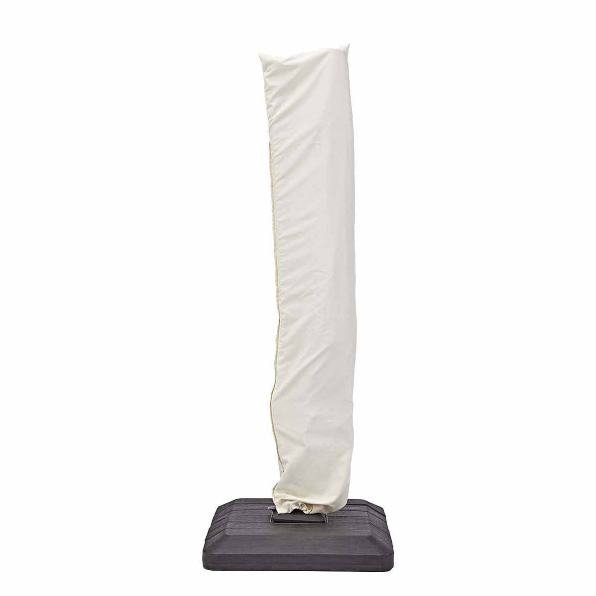 Naterial Sombrilla con Luz LED Solar 280x390 cm para Jardín con Brazo Lateral, Modelo Sonora II