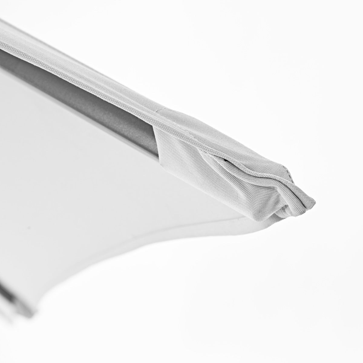 Naterial Sombrilla con Luz LED Solar 280x390 cm para Jardín con Brazo Lateral, Modelo Sonora II