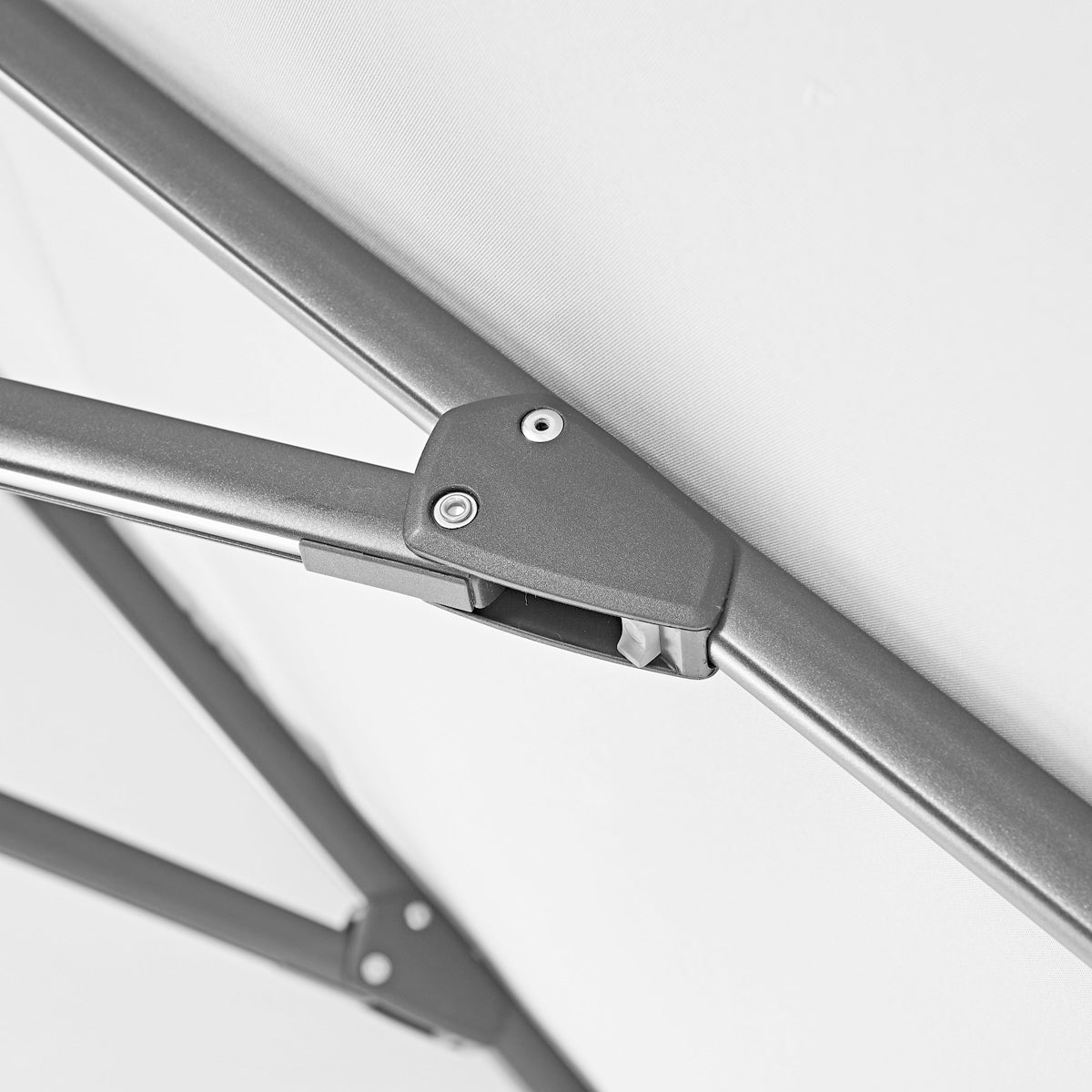 Naterial Sombrilla con Luz LED Solar 280x390 cm para Jardín con Brazo Lateral, Modelo Sonora II