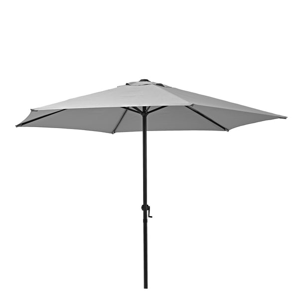 Naterial Sombrilla Para Jardín 262cm con Mástil Central y Manivela, Modelo Polar