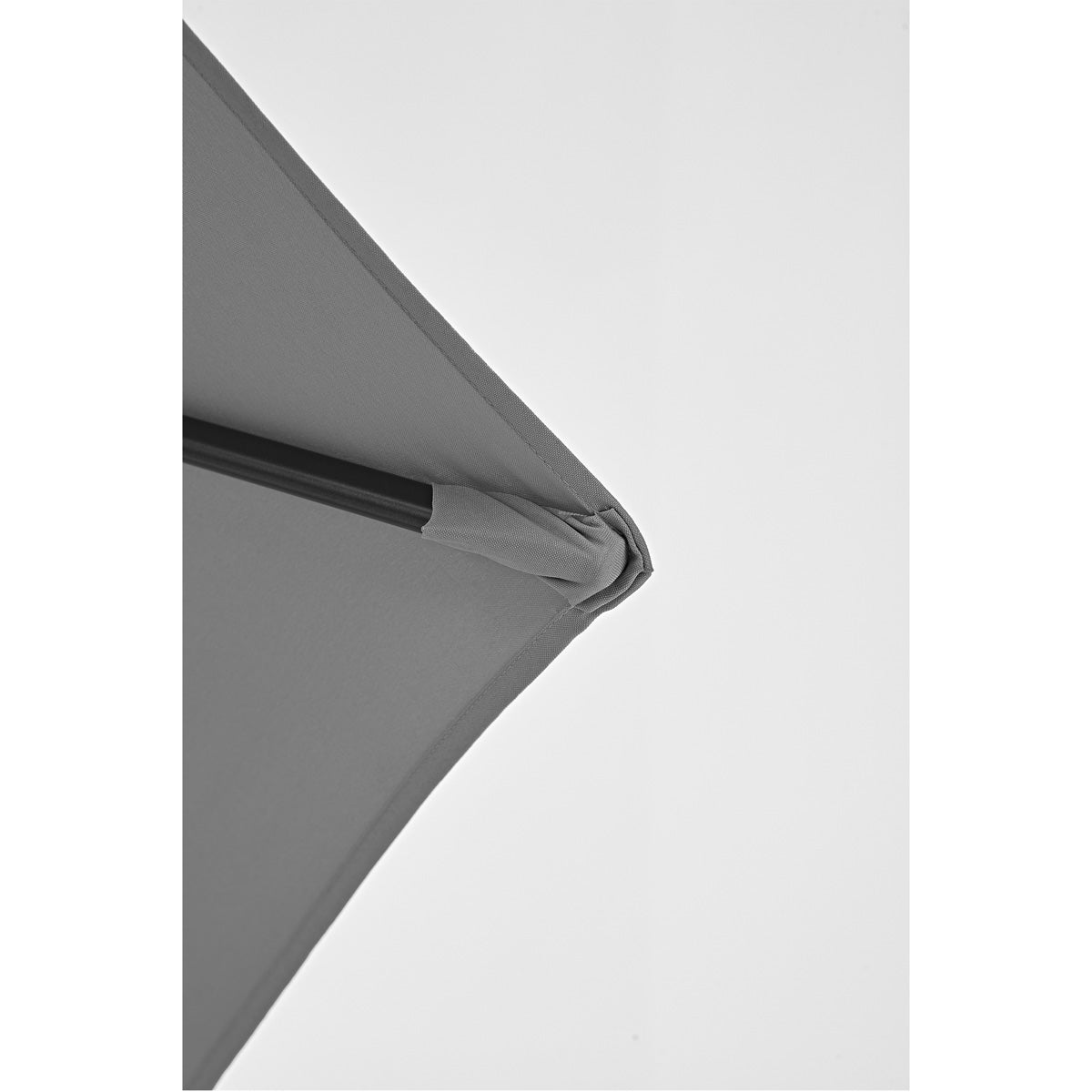 Naterial Sombrilla Para Jardín 262cm con Mástil Central y Manivela, Modelo Polar