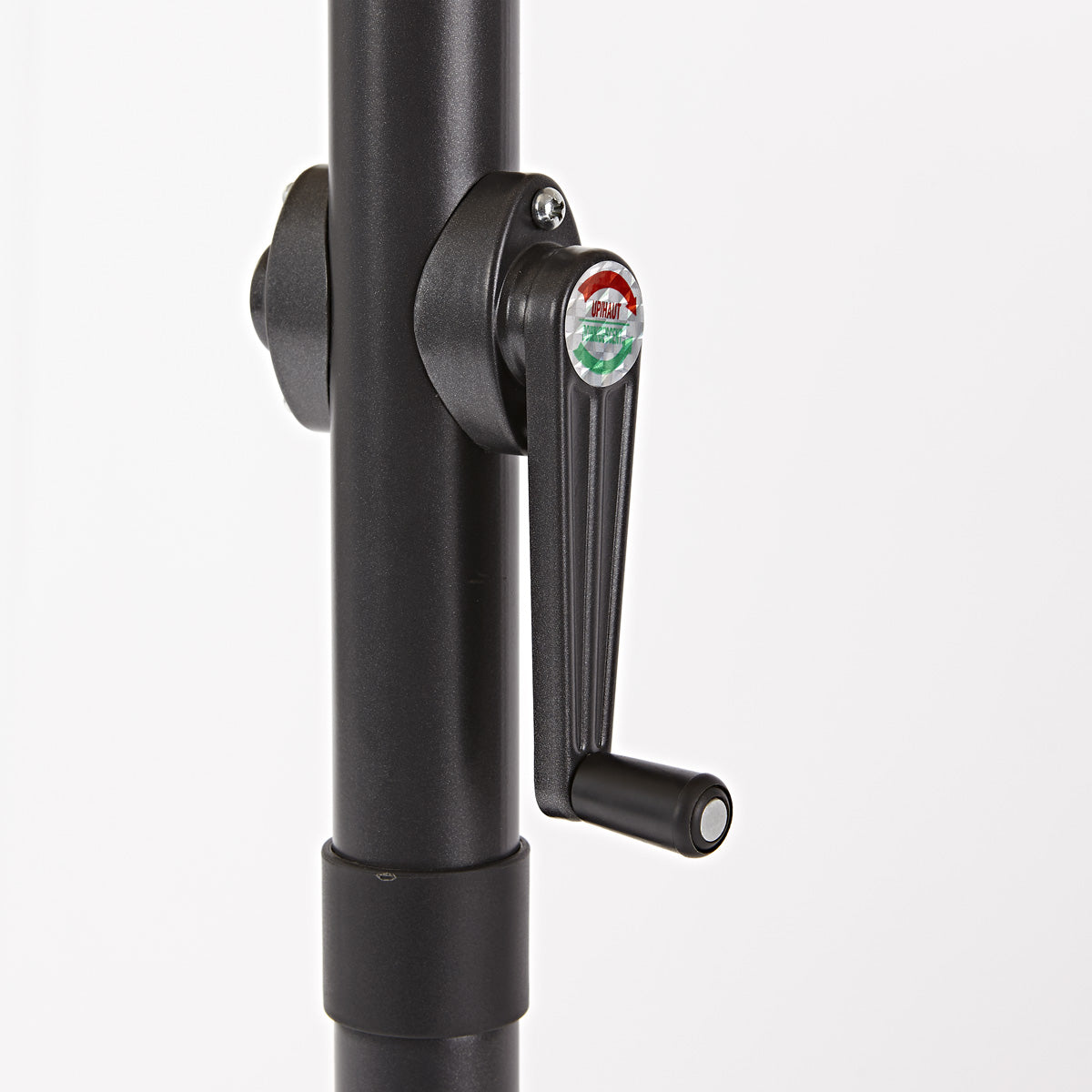 Naterial Sombrilla Para Jardín 262cm con Mástil Central y Manivela, Modelo Polar