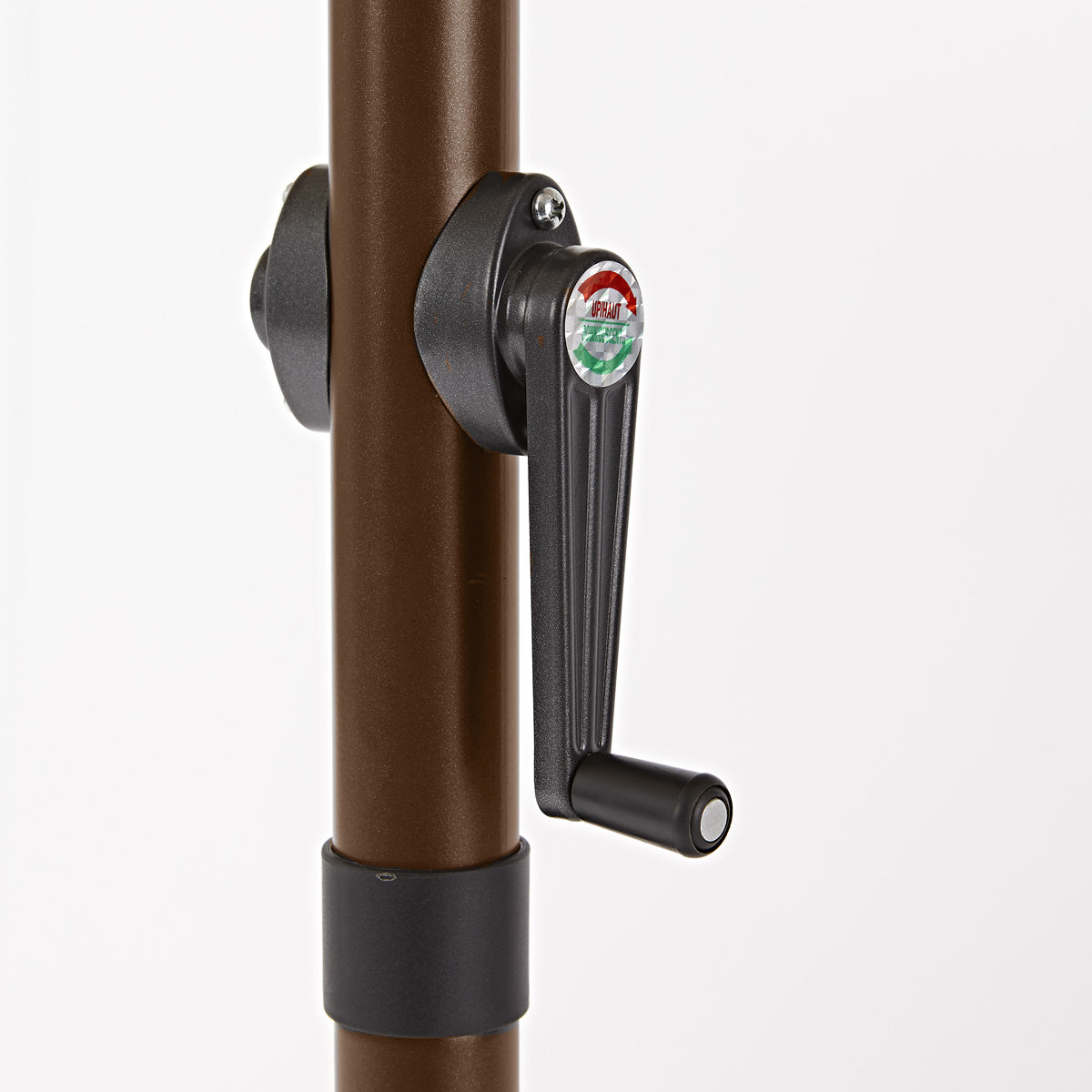 Naterial Sombrilla Para Jardín 262cm con Mástil Central y Manivela, Modelo Polar