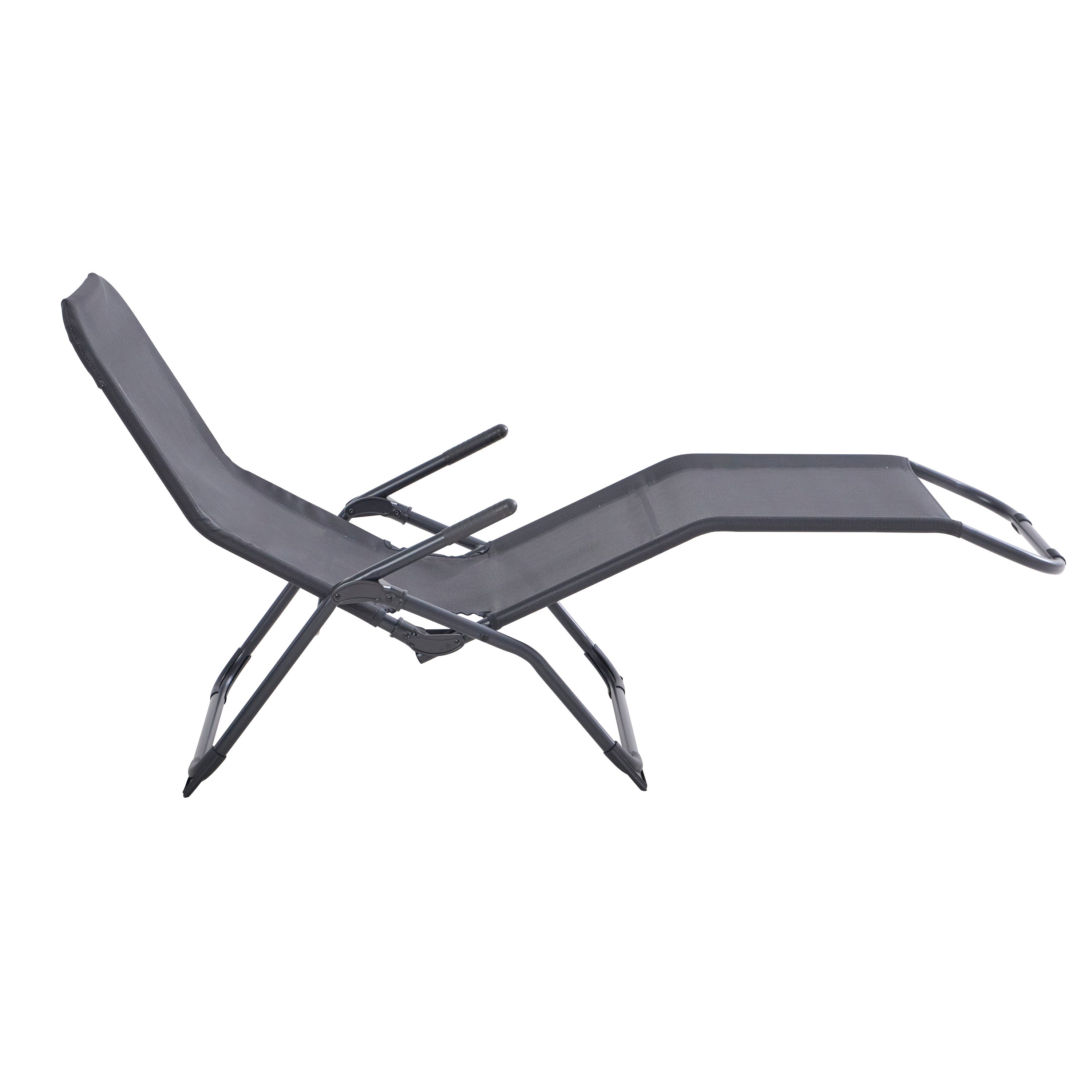 Naterial Camastro Plegable de Acero y Textileno 2 Posiciones Reclinable , Modelo Kroma