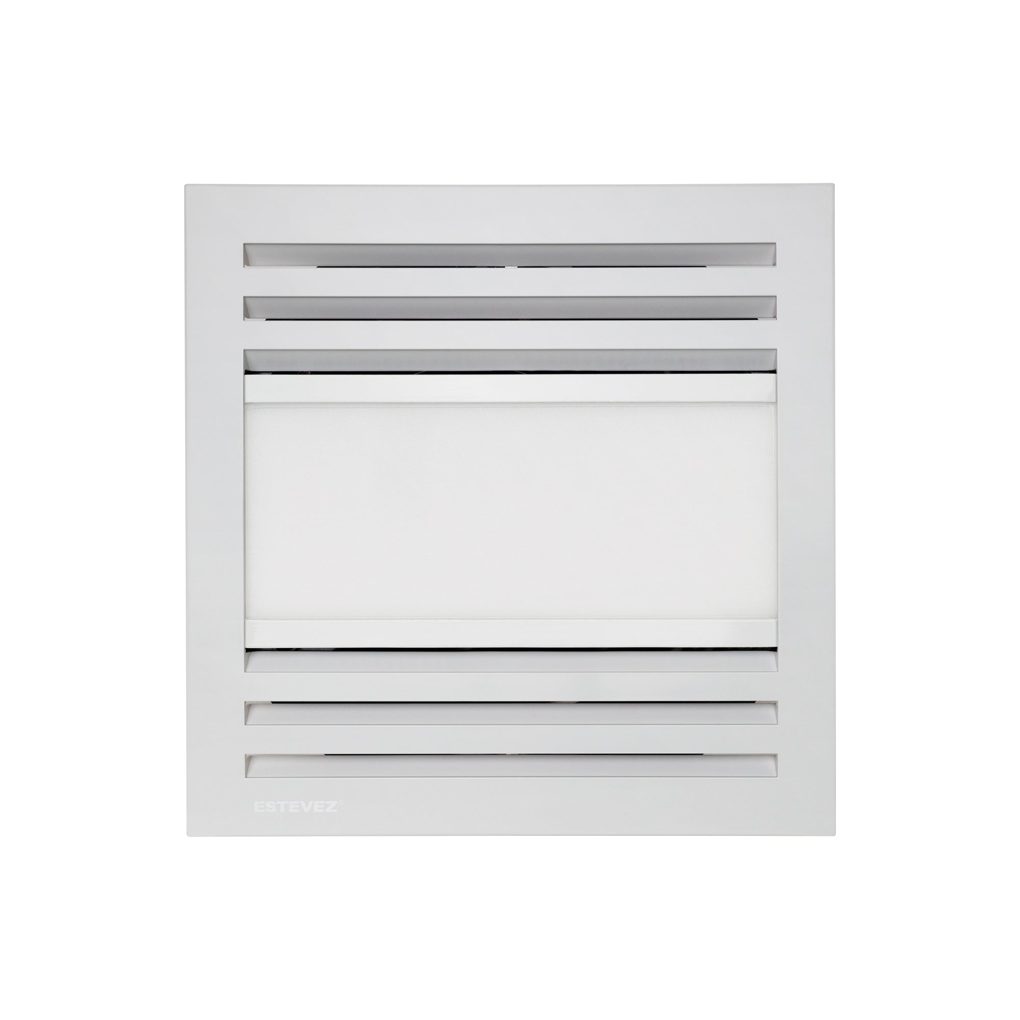 Estevez Extractor de Aire Silencioso con Luz para Techo 4" 89 CFM, Modelo 3404