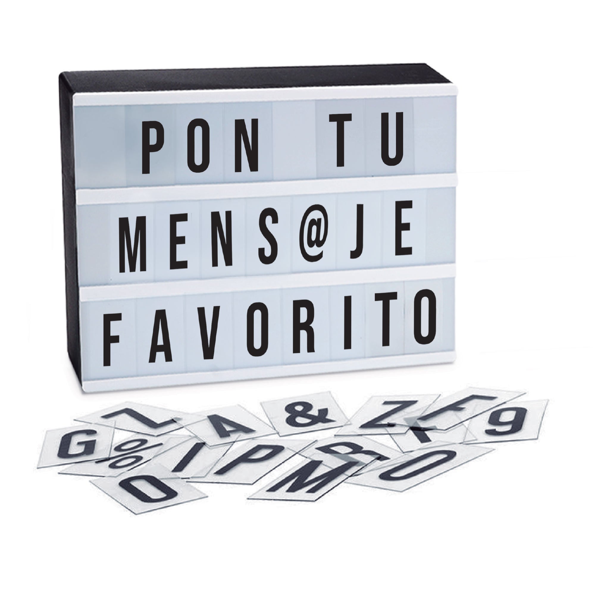 Estevez Pack de 6 Letreros Luminosos LED Cinema, Modelo 34302