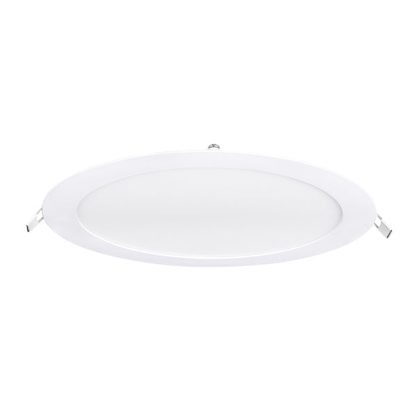 Estevez Luminario Downlight LED Empotrable 18W Ø220 mm Flat CCT con Selector de Temperatura, Modelo 39104-0-CCT