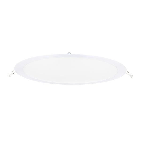 Estevez Luminario Downlight LED Empotrable 18W Ø220 mm Flat ECO, Modelo 39105-0-WW-ECO