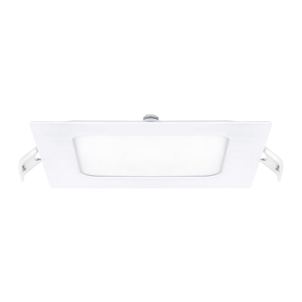 Estevez Luminaria LED Cuadrada Empotrable 6W Flat Square ECO 120x120 mm, Modelo 39152-0-WW-ECO