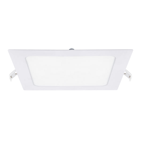 Estevez Luminaria LED Flat Square Eco 12W 3000K/6500K Empotrable 170×170 mm IP20, Modelo 39153-0-WW-ECO