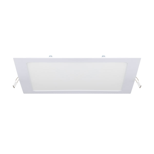 Estevez Luminaria LED Flat Square Eco 18W Empotrable 225×225 mm IP20, Modelo 39154-0-WW-ECO