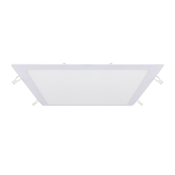 Estevez Luminaria LED Flat Square Eco 24W Empotrable 300×300 mm IP20, Modelo 39155-0-WW-ECO