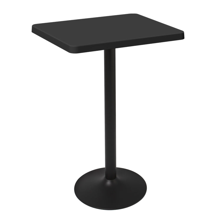 Lagoon Mesa Alta de 106cm Moderna Polipropileno con Patas de Acero, Apta para Interior y Exterior Techado, Modelo Oulu 7167BT