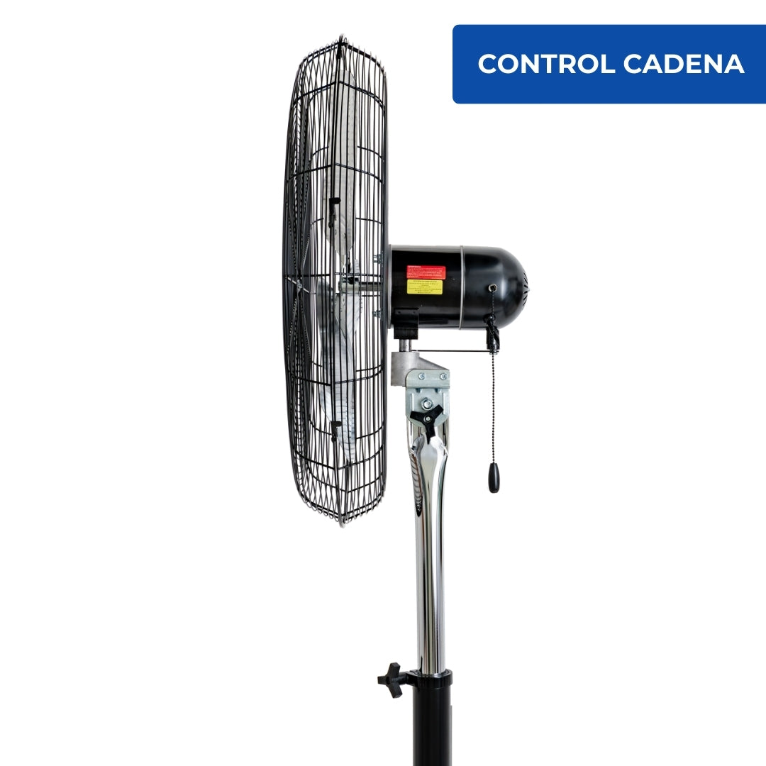 Narvik Ventilador de 24" Industrial de Pedestal 235W con Aspas de Aluminio, Modelo NA1024 / NA-S24