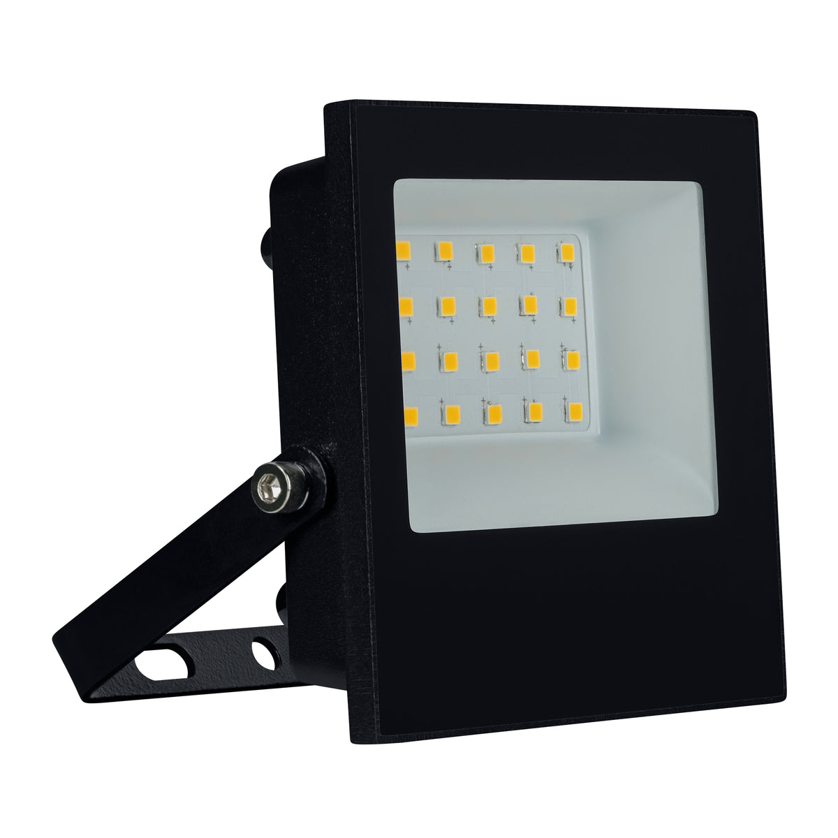 Estevez Reflector LED Flood 20W 3000K/ 6500K Negro Exterior IP65, Modelo A-382