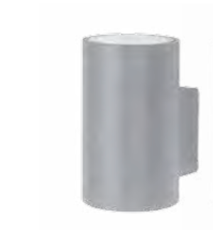 Estevez Luminario Decorativo para Sobreponer en Muro Para Exterior, Modelo ETX-0294-GRI