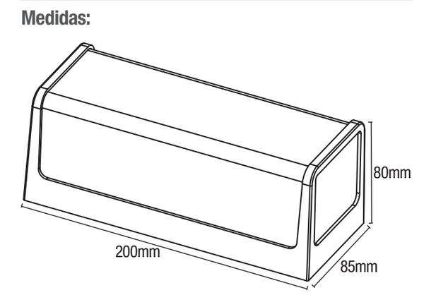 Ipsa Luminaria Decorativa para Muro LED, Modelo ARDECOREC-LED/10W/N