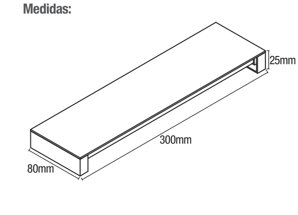 Ipsa Luminaria Decorativa para Muro LED, Modelo ARLJ-LED/10W/N