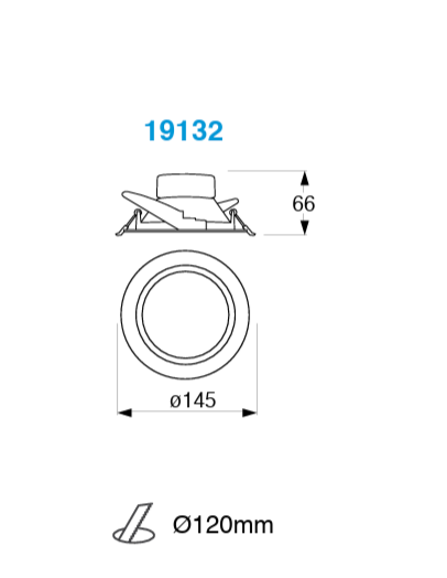 Estevez Luminaria Downlight LED Empotrable WiFi RGBW 12W, Modelo ES-19132-0-RGBW