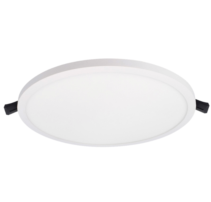 Estevez Luminaria LED Flat Deco CCT Empotrable 12W Ø145mm con Selector de Color, Modelo 39122-0-CCT