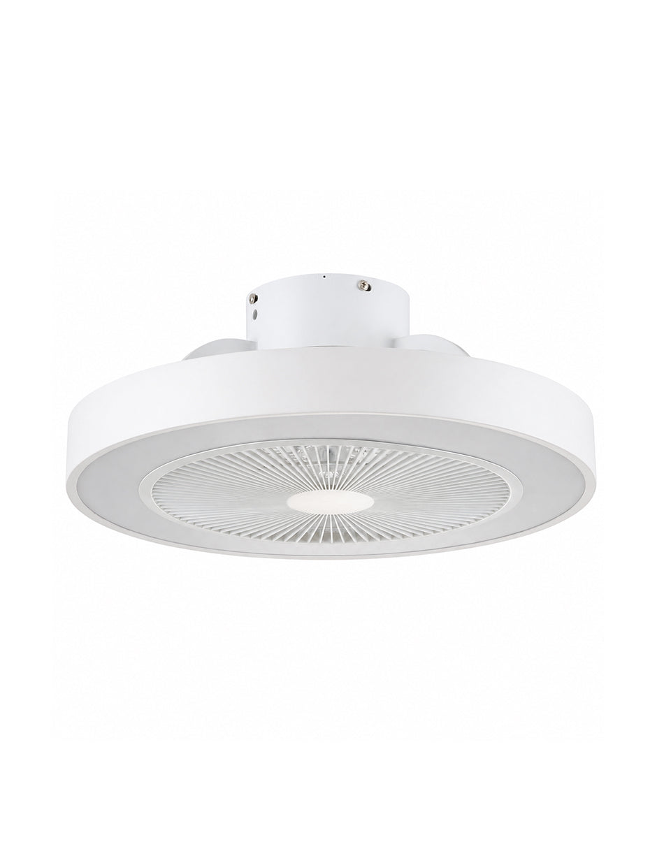 Ipsa Ventilador de Techo Moderno de 20" con Luz y Control Remoto Sin Aspas, Modelo Dubai