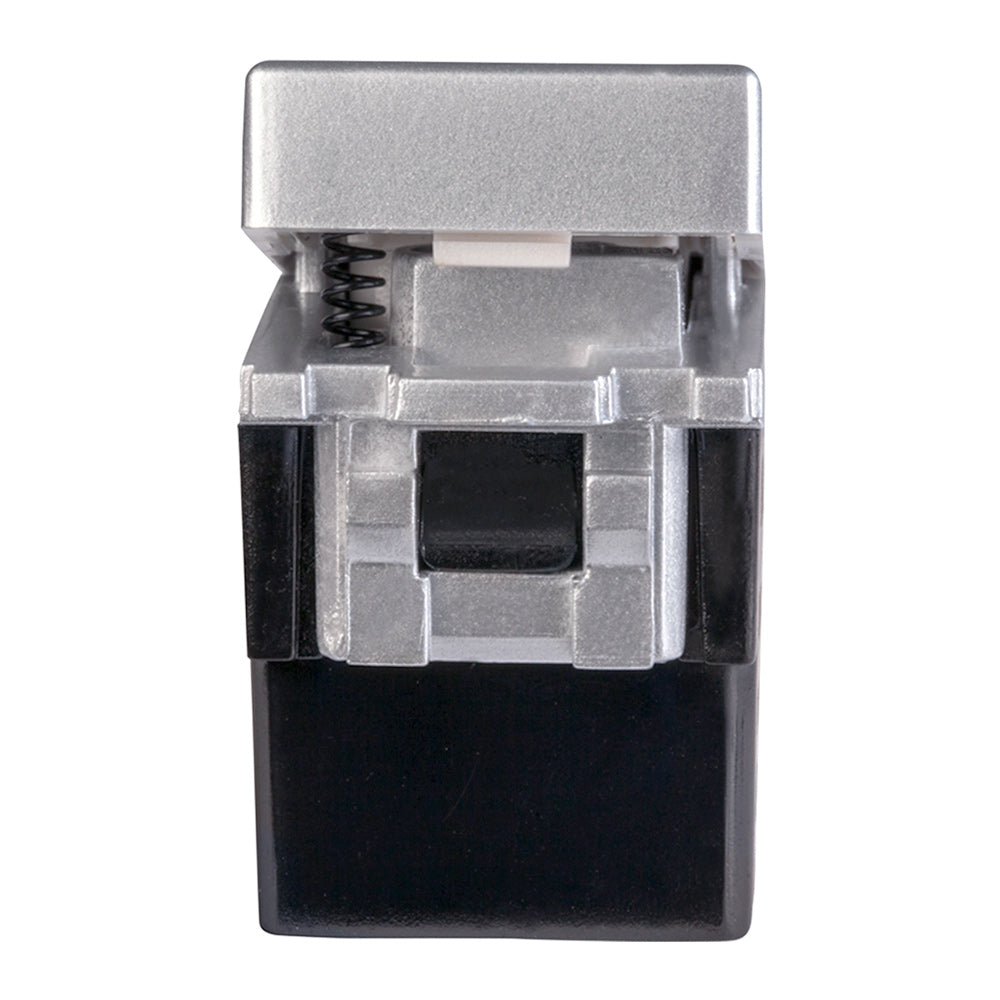 Estevez Botón de Timbre "Campana" 10A - Modelo E93107 Plateado, Conexión Tornillos, 127V/250V