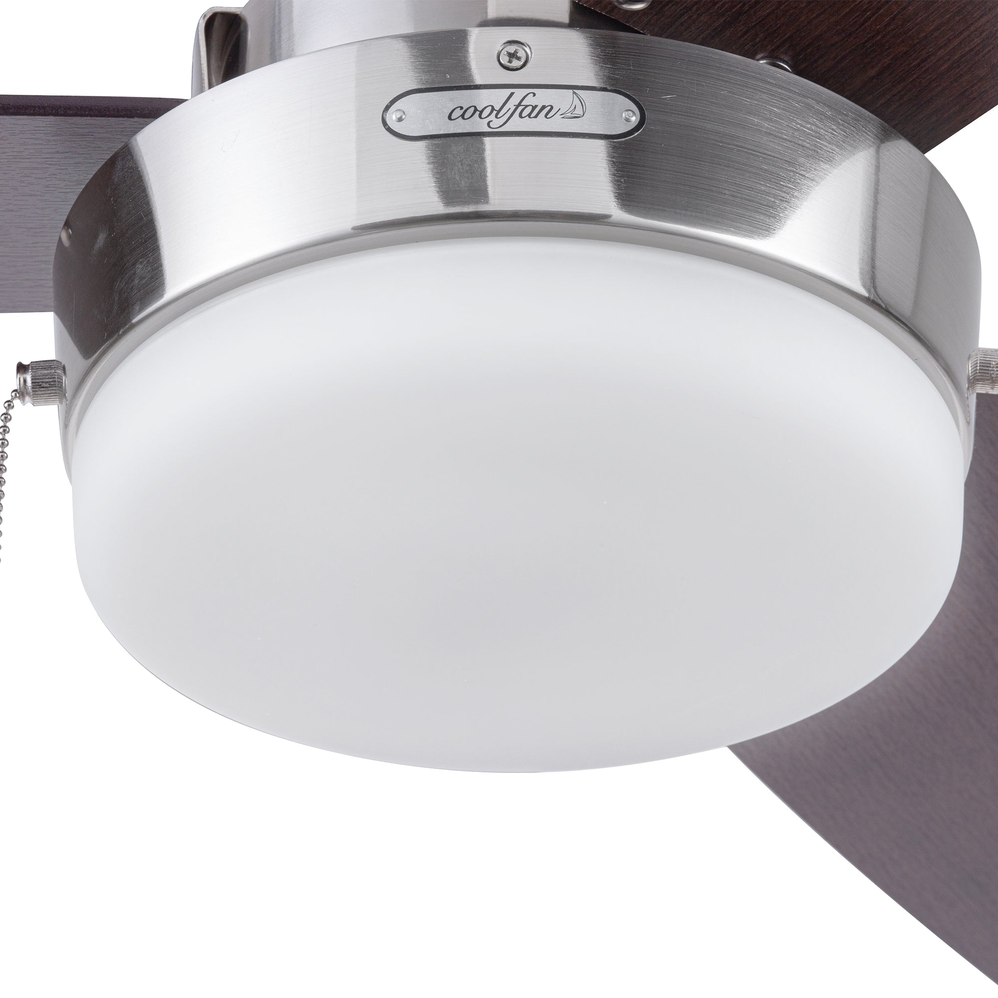 Coolfan Ventilador de Techo 52" con 3 Aspas Reversibles Smart, Modelo Medina