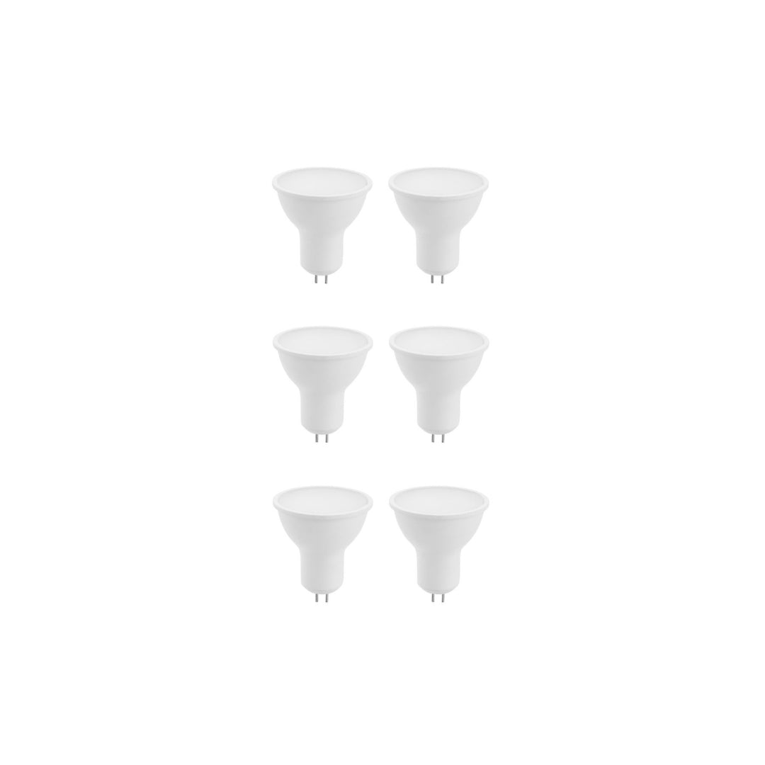 Estevez Pack de 6 Focos LED 5W Smart Luz Blanca, Alexa / Google Home, Base GU5.3 MR16, Modelo ES-E81164-05-CCT